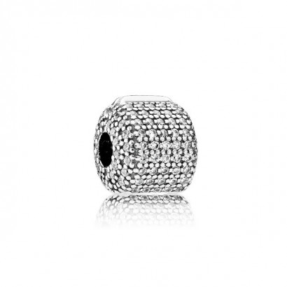 Clip plata pave zircon - 791873CZ