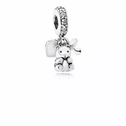 Charm plata circon tesoros bebe - 792100CZ