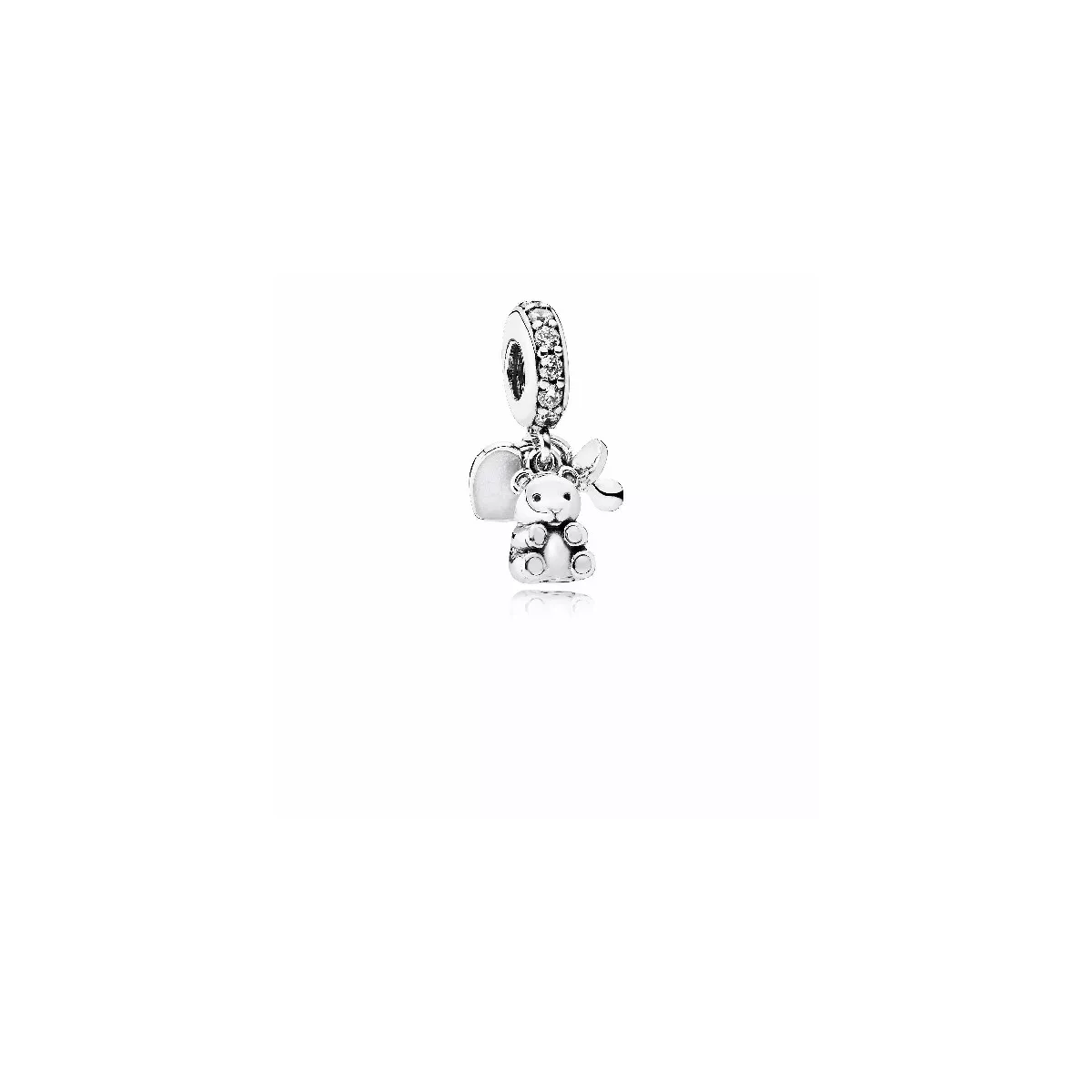 Charm plata circon tesoros bebe - 792100CZ
