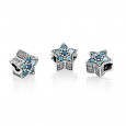 Charm plata zircon blau estrella - 796379NSBMX