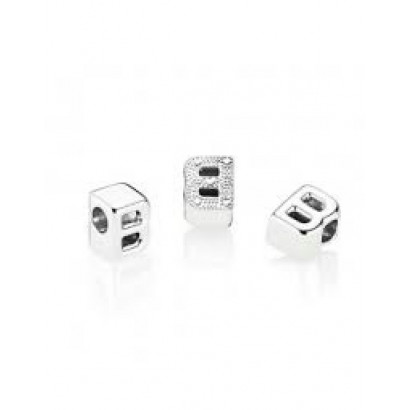 Charm Pandora plata letra B - 797456