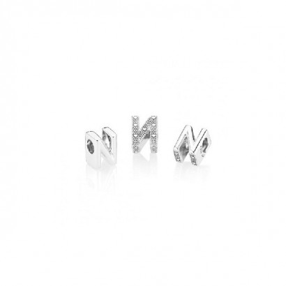 Charm Pandora plata letra N - 797468