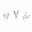Charm Pandora plata letra V - 797476
