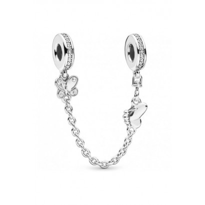 Cadena seguretat Pandora plata papallona - 797865CZ-05