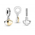 Charm Pandora plata corazon 14k - 799162C01 Charm Pandora plata corazon 14k - 799162C01