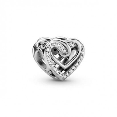 Charm Pandora plata cor zircon - 799270C01