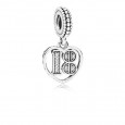 Charm pandora plata circon numero 18 - 797262CZ Charm pandora plata circon numero 18 - 797262CZ