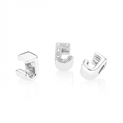 Charm Pandora plata letra J - 797464