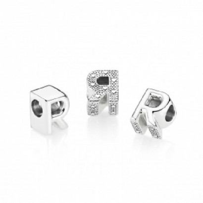Charm Pandora plata letra R - 797472
