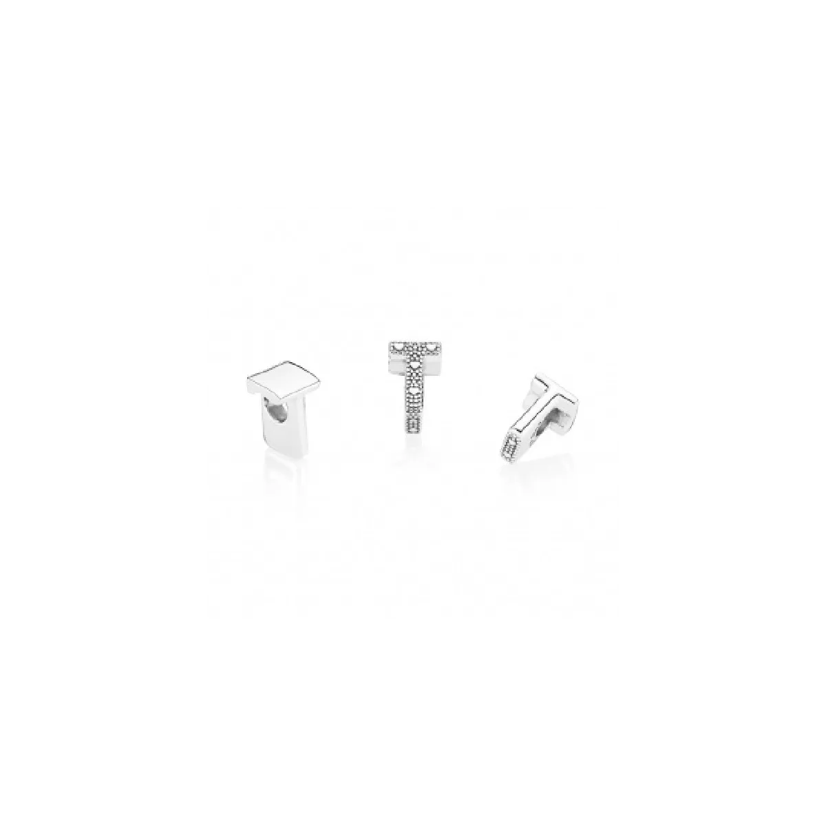 Charm Pandora plata letra T - 797474