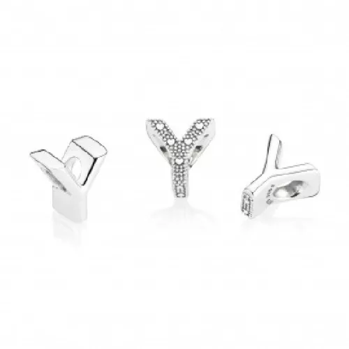 Charm Pandora plata letra Y - 797479