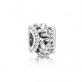 Charm plata pandora circonita espigas - 797597CZ