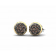 Arracades Bohemme plata or zircon brown - 7PCL002EB Arracades Bohemme plata or zircon brown - 7PCL002EB