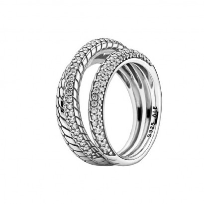 Anillo Pandora plata circon - 199083C01