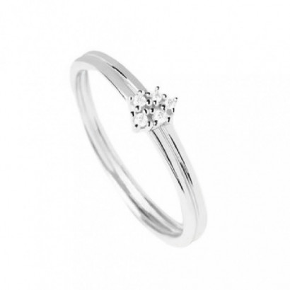 Anillo Pdpaola Nova plata circon - AN02-615-12