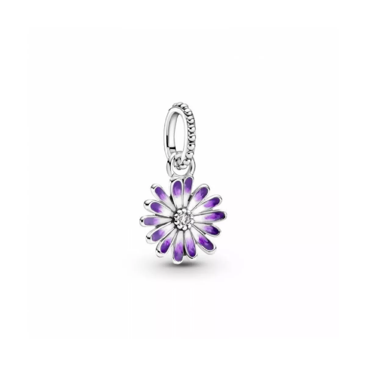 Charm Pandora plata flor esmalt lila - 798771C01