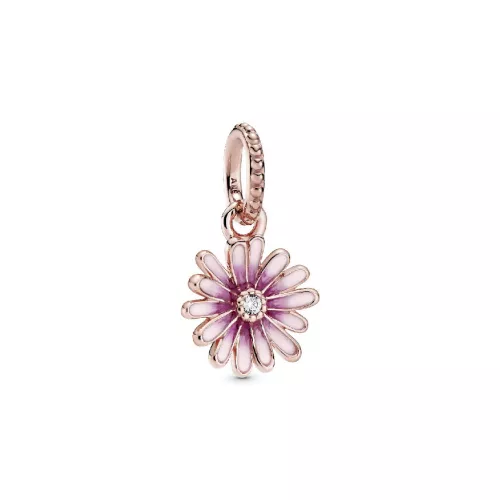 Charm Pandora plata rose flor esmalt rosa - 788771C01