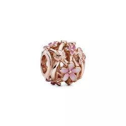 Charm Pandora plata rose flor esmalt rosa - 788772C01