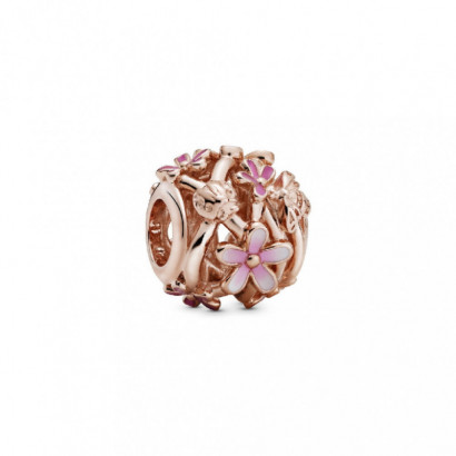 Charm Pandora plata rose flor esmalt rosa - 788772C01