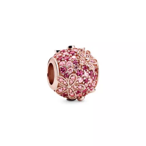 Charm Pandora plata rose flors zircon rosa - 788797C01