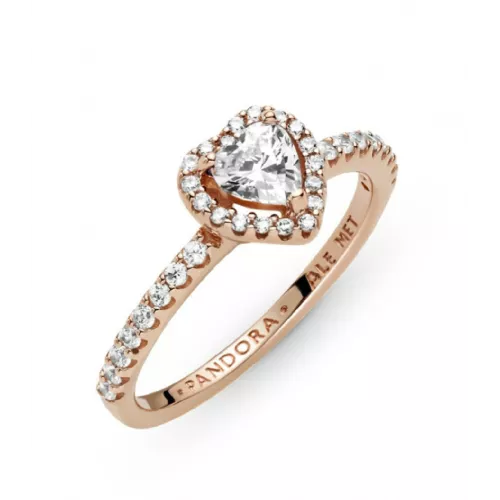Anell Pandora plata rose cor zircon - 188421C02
