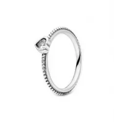 Anell Pandora plata cor zircon - 190896CZ