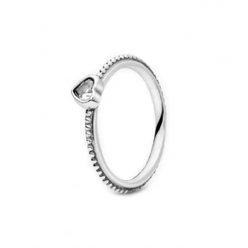 Anell Pandora plata cor zircon - 190896CZ