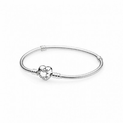 Pulsera Pandora plata cierre corazon  - 590719