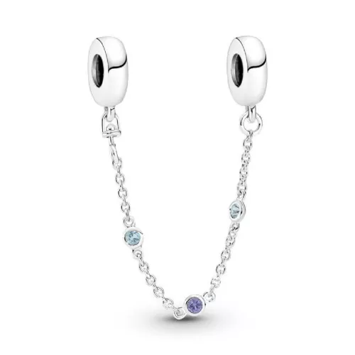 Cadena seguretat Pandora plata zircon - 791688C01-05