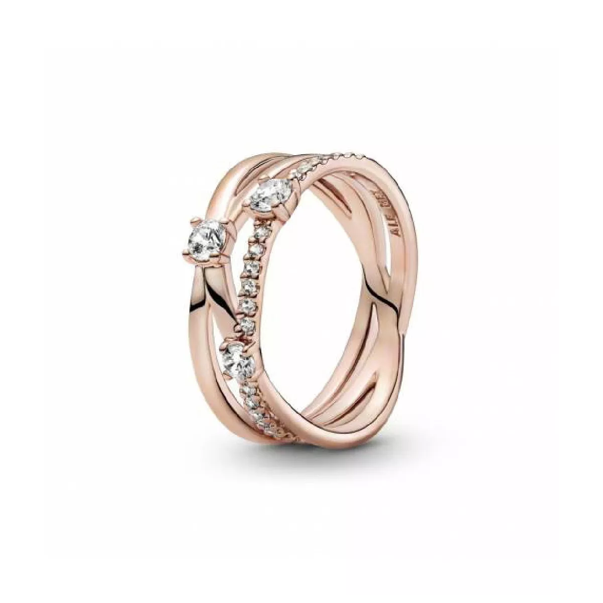 Anell Pandora plata rose 14k zircon - 189400C01