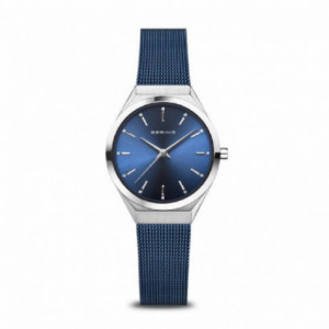 Rellotge Bering ultra slim 29mm de diametre de caixa  acer-blau - 18729-307