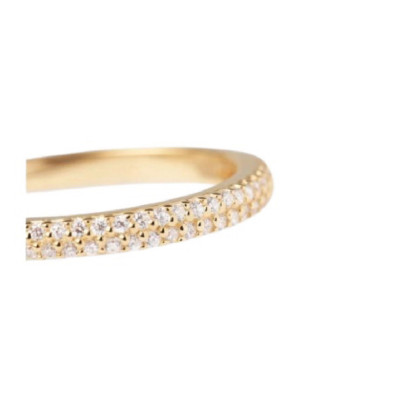 Anillo Pdpaola Tiara plata chapada circon - AN01-665