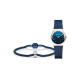 Reloj Bering 27mm acero azul y pulsera - 12927-307-GWP