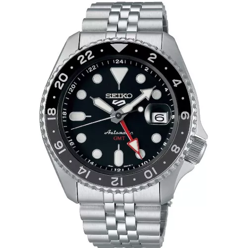 Reloj Seiko Sports 5 Automatico GMT acero - SSK001K1
