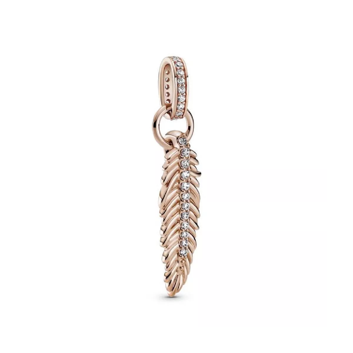 Charm Pandora plata rose pluma - 789550C01