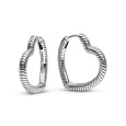 Arracades Pandora plata aros forma cor - 292236C00 Arracades Pandora plata aros forma cor - 292236C00