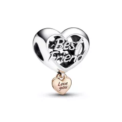 Charm Pandora plata-plata rose Best Friend - 782243C00
