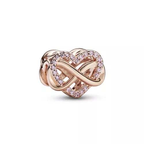 Charm Pandora plata rose cor-infinit - 782246C01