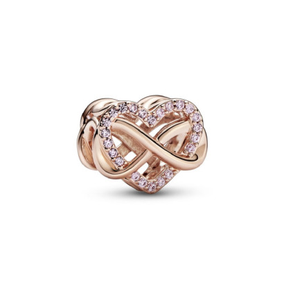 Charm Pandora plata rose cor-infinit - 782246C01