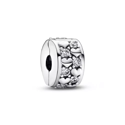 Clip Pandora plata i zircon - 792235C01