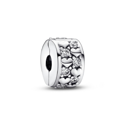 Clip Pandora plata i zircon - 792235C01