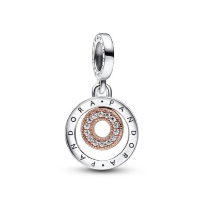 Charm Pandora plata plata rose zircon - 782287C01