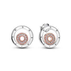 Pendientes Pandora plata plata rose circon - 282314C01