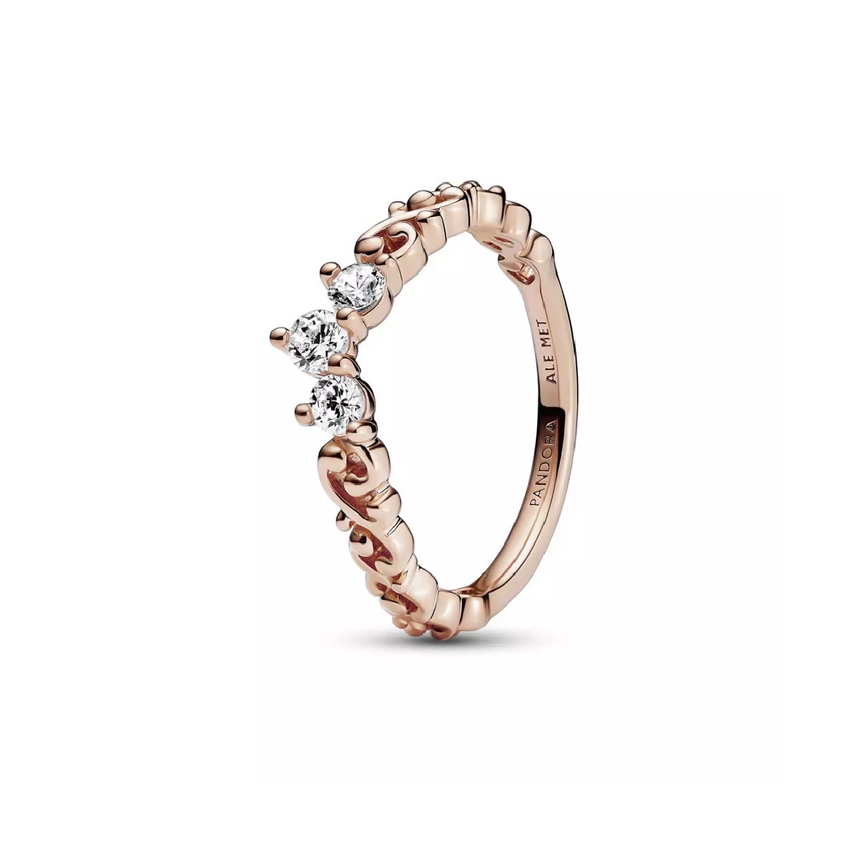 Anell Pandora plata rose zircon - 182232C01