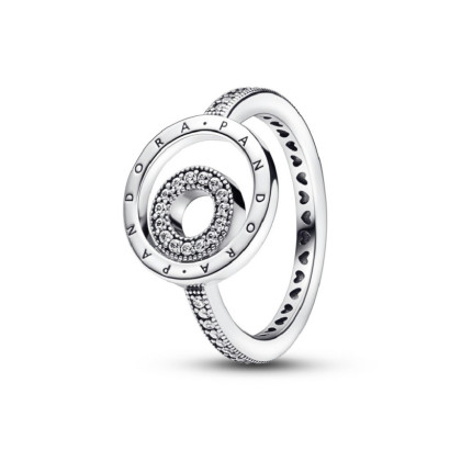 Anillo Pandora plata circon - 192316C01