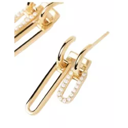 Arracades Pdpaola Nexa plata xapada - AR01-828-U