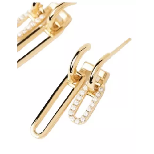 Arracades Pdpaola Nexa plata xapada - AR01-828-U