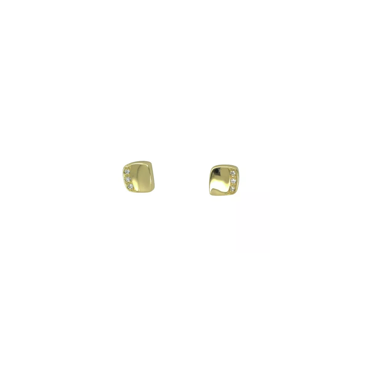 Arracades or groc brillants quadrat - 9851PDC-G