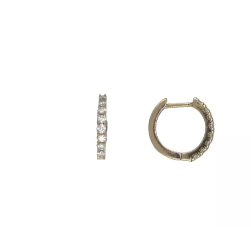 Arracades criolles or rosa brillants 0.25k - R43