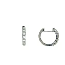 Arracades criolles or blanc brillants 0.52k - B35-0.52